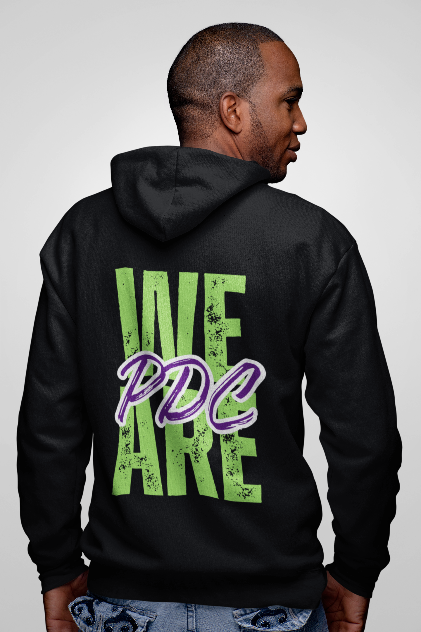 WE ARE PDC zip hoodie