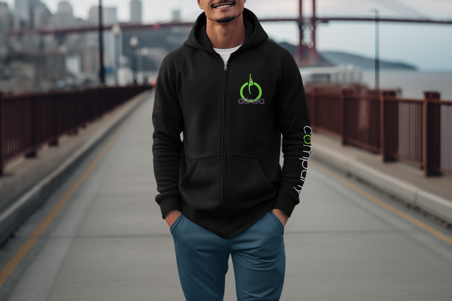 Personlized Company Zip hoodie